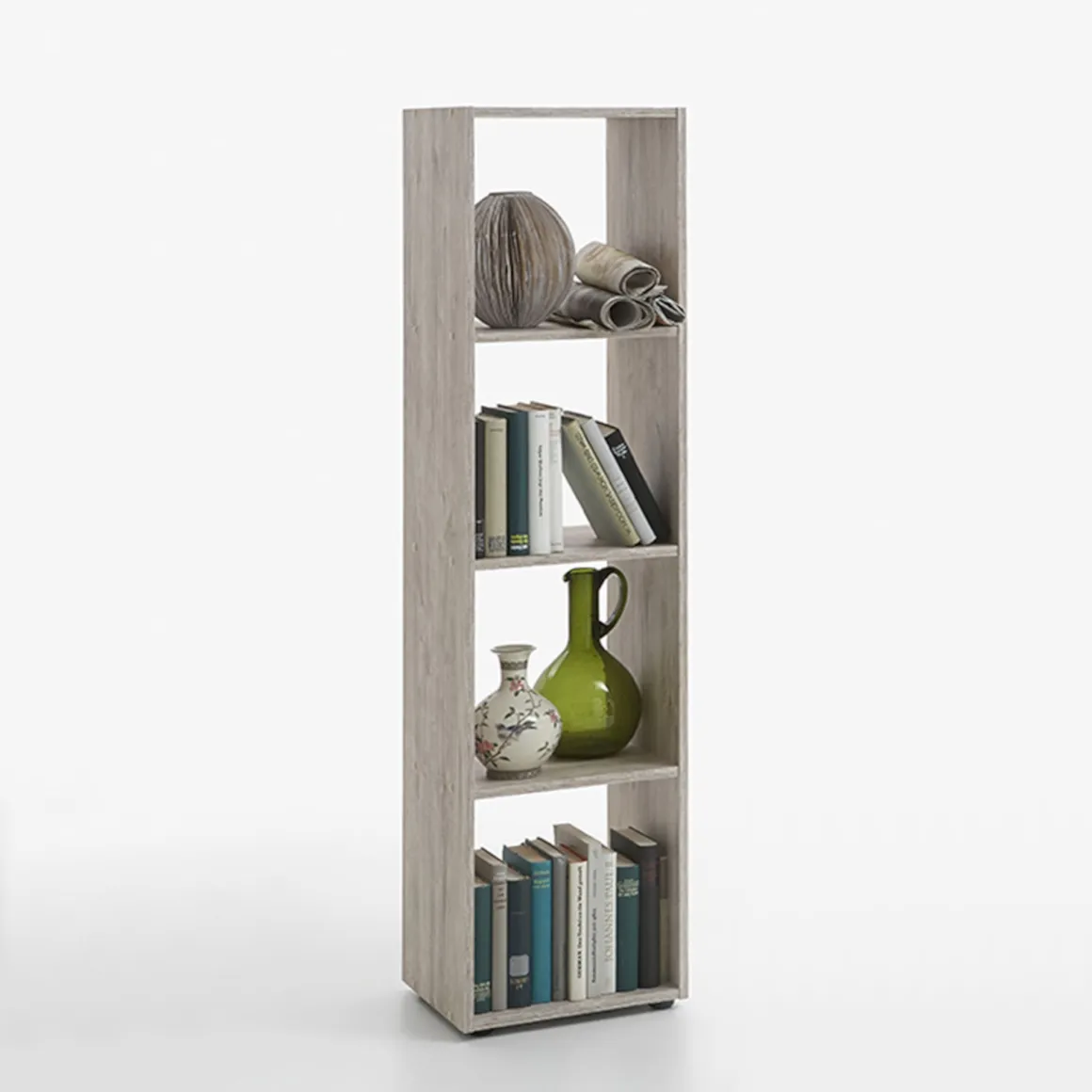 Bibliothèque 4 cases en bois - BI13010