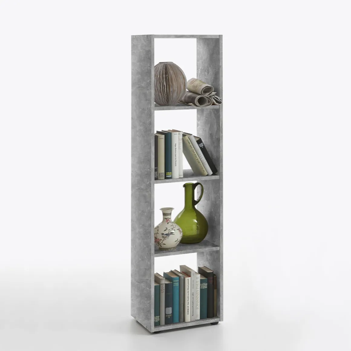 Bibliothèque 4 cases en bois - BI13010
