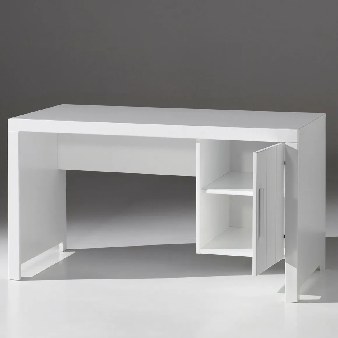 Bureau blanc 1 porte enfant BU2011 - Terre de Nuit
