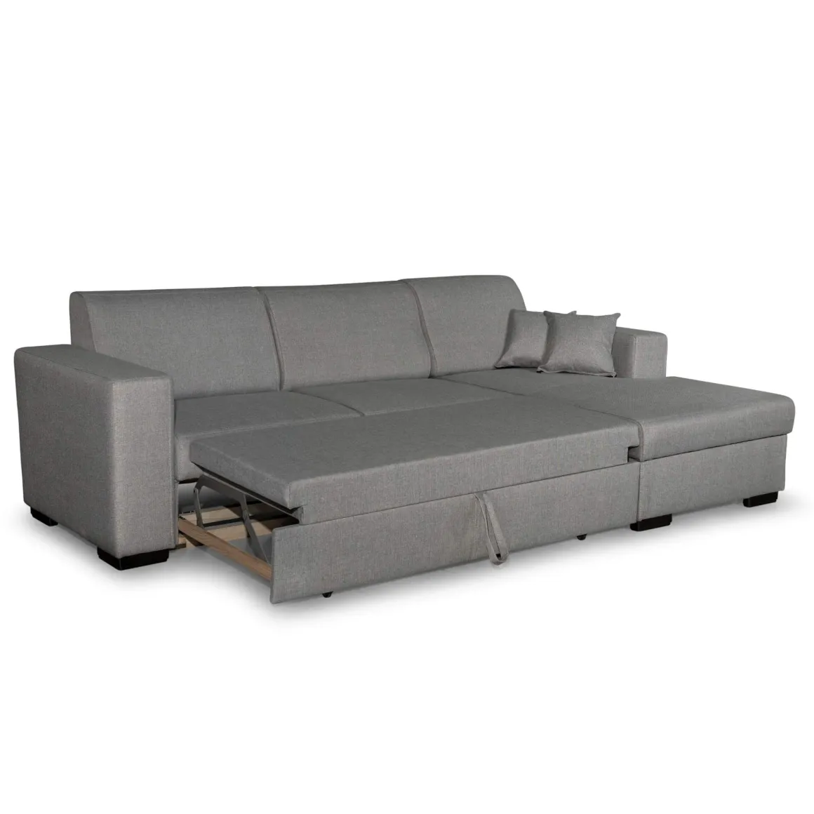 Canapé convertible d'angle droit 4 places en tissu - CA00003