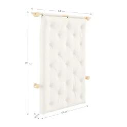 Canapé convertible futon HOOKED 135x200