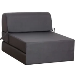 Chauffeuse convertible 1 place en mousse coloris unis - Terre de Nuit