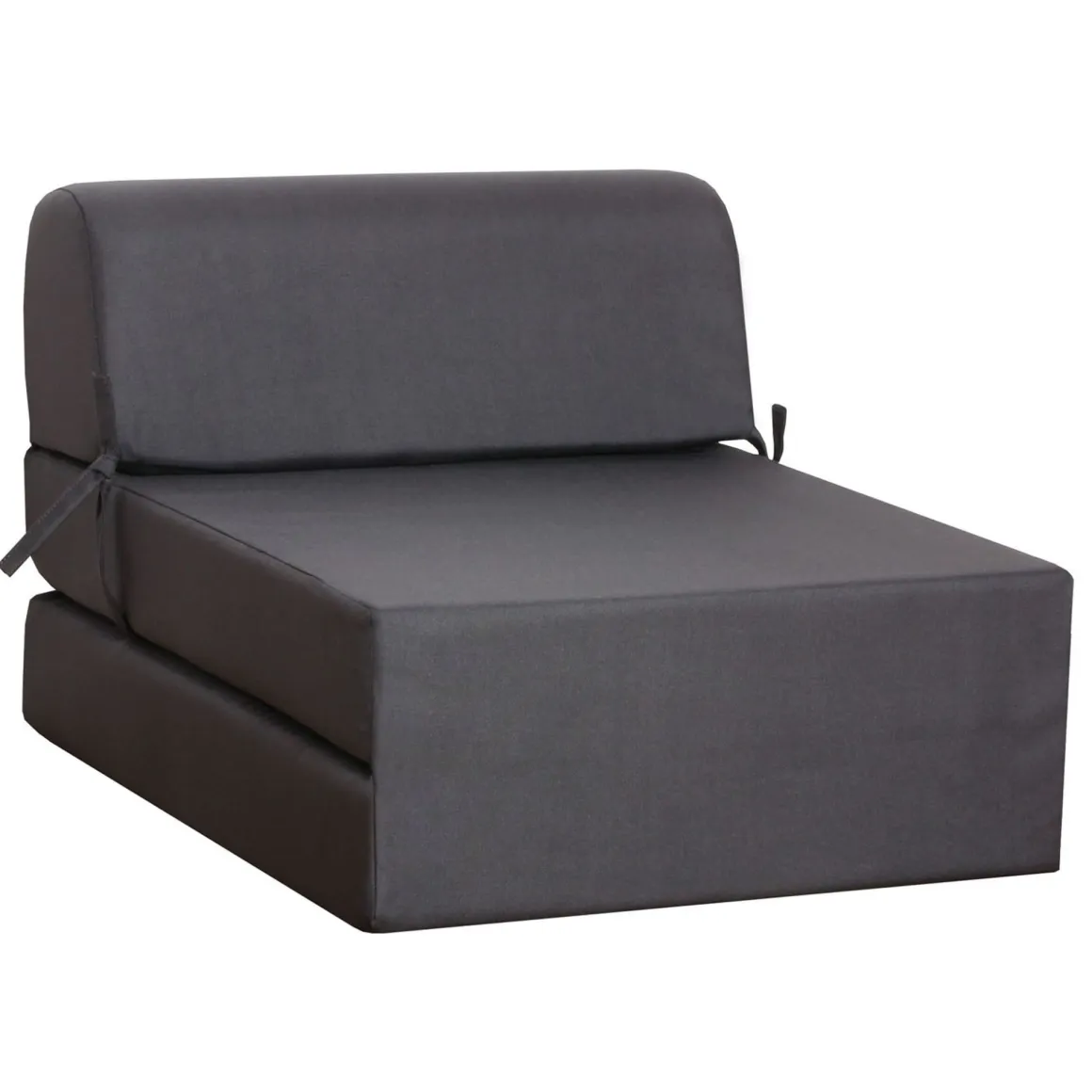 Chauffeuse convertible 1 place en mousse coloris unis - Terre de Nuit