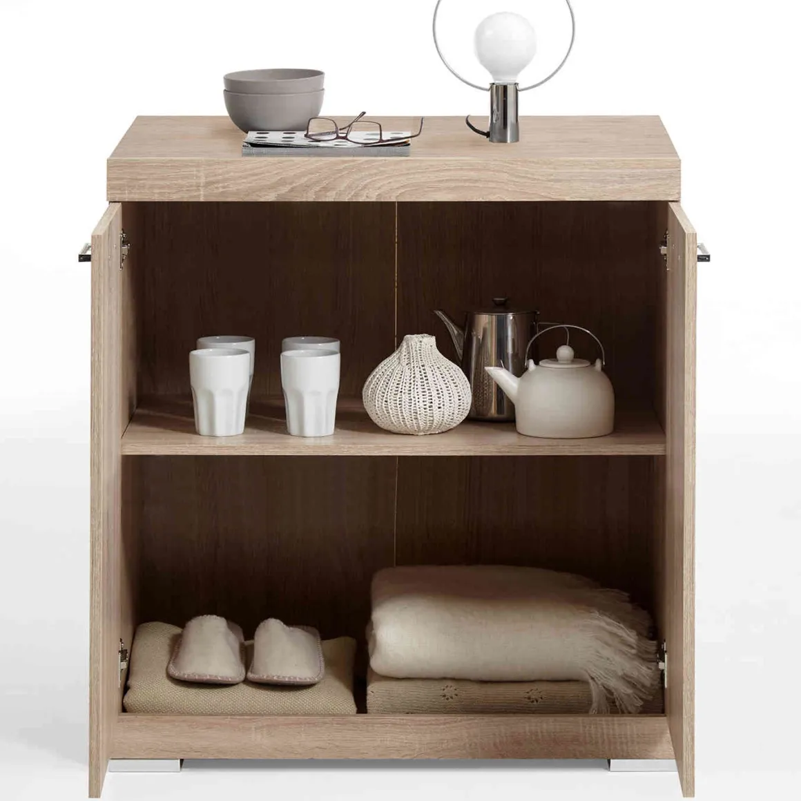 Commode 2 portes en bois - CO13002