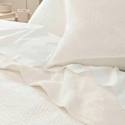 Couvre-lit velours relief/sherpa Mylene