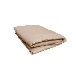 Drap housse bébé gris argent percale bonnet 15 cm