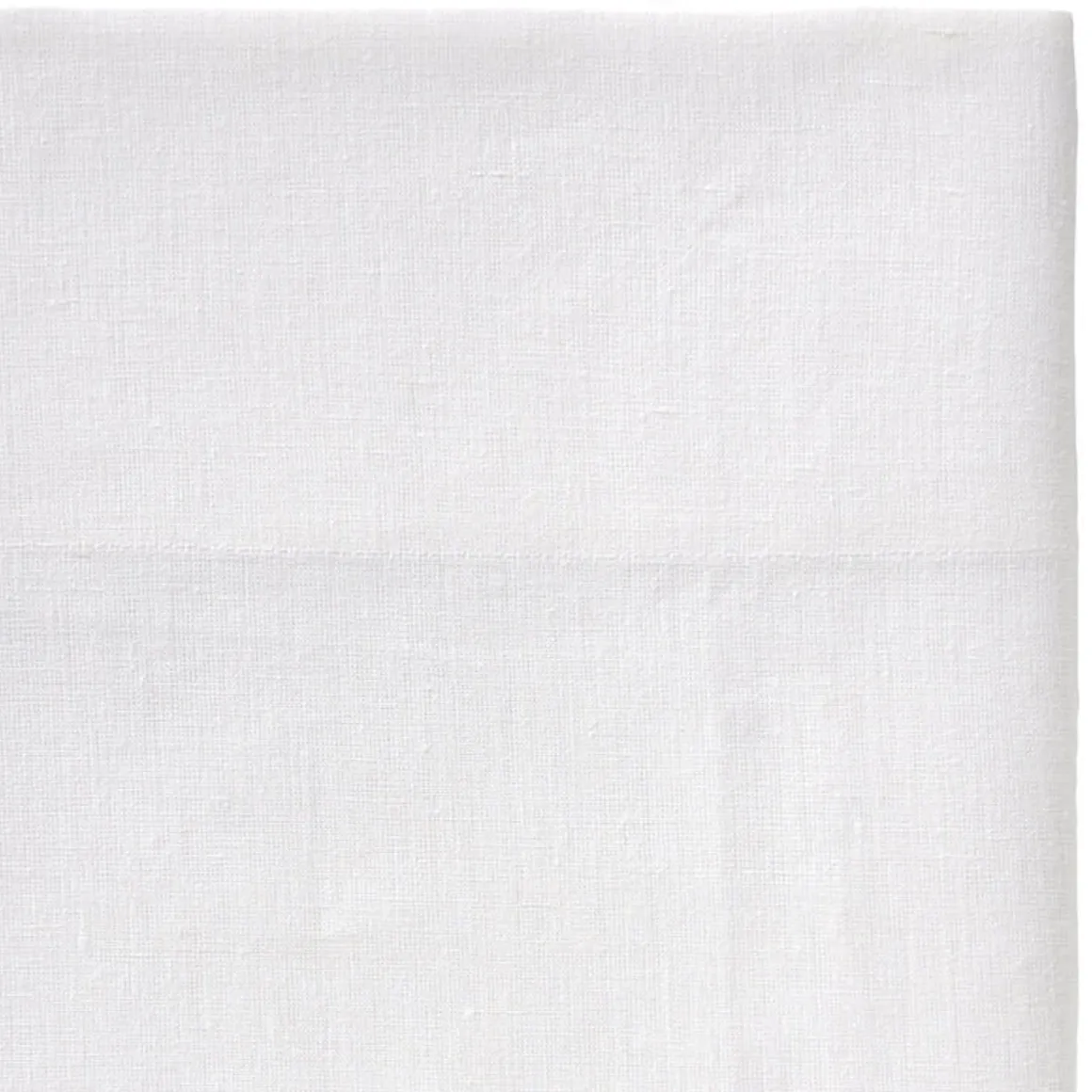 Drap plat blanc 100% lin