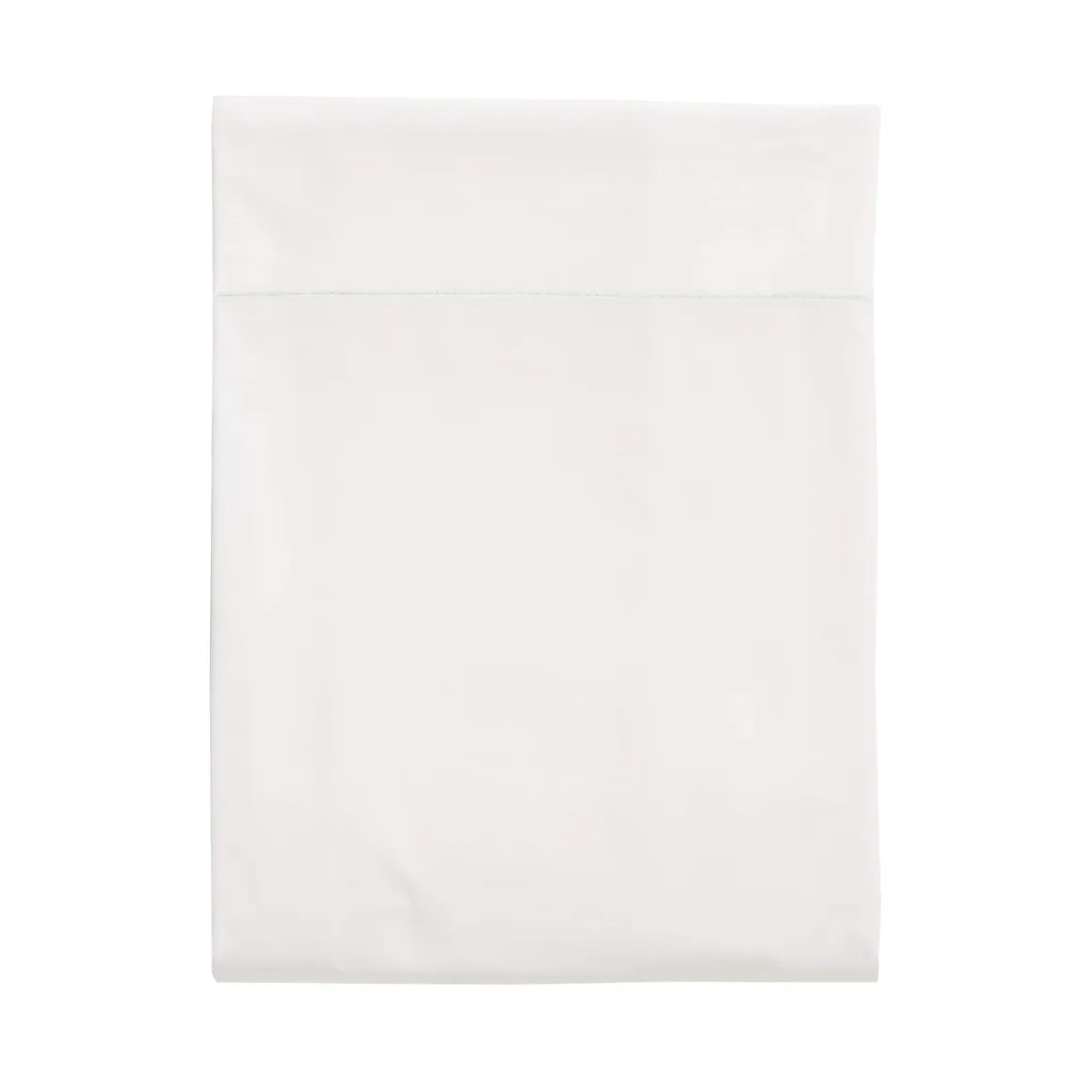 Drap plat 100% coton blanc