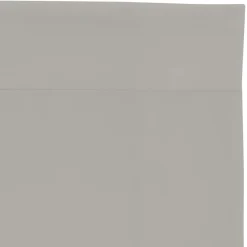 Drap plat 100% coton gris mastic