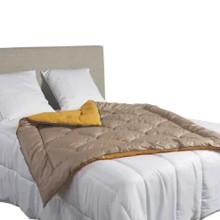 Édredon gonflant bicolore taupe-or Terre de Nuit