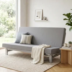 Ensemble banquette clic-clac avec matelas 130x190 cm Terre de Nuit L’Astucieux