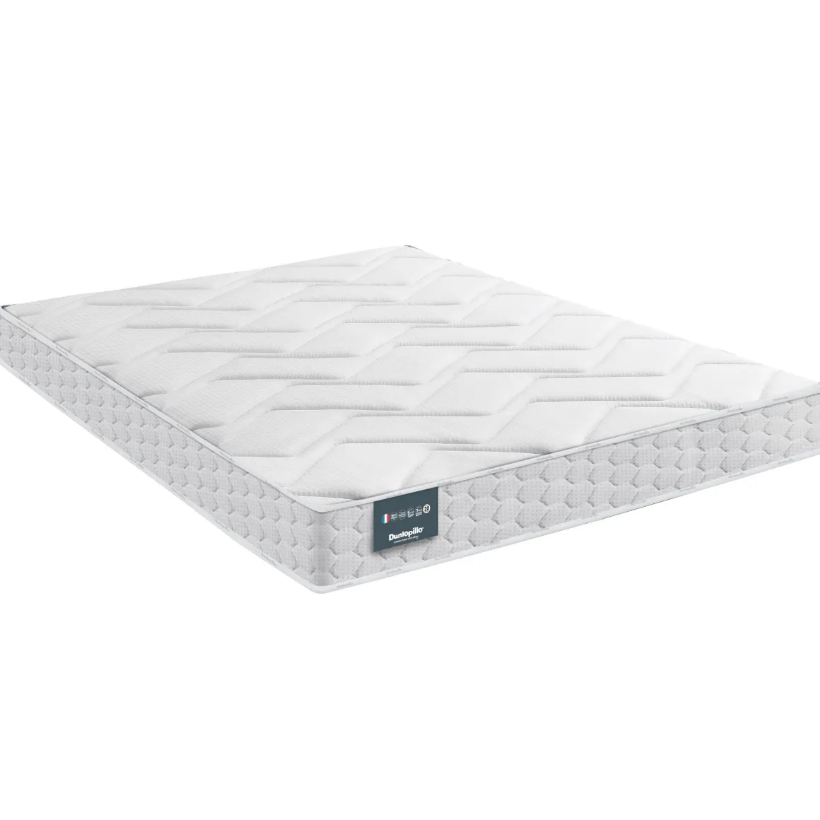 Ensemble Dunlopillo Aérial® 20 cm JONQUILLE, matelas, sommier, pieds