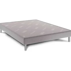 Ensemble Dunlopillo 100% latex 7 zones 18cm LAVANDE, matelas, sommier, pieds