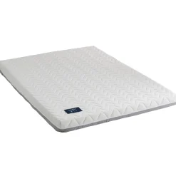 Ensemble matelas ferme mousse Tranquillité 2.0 + Lit adulte cannage bois naturel - LT17018