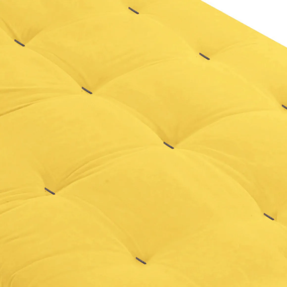 Ensemble matelas futon en coton et structure en bois massif naturel