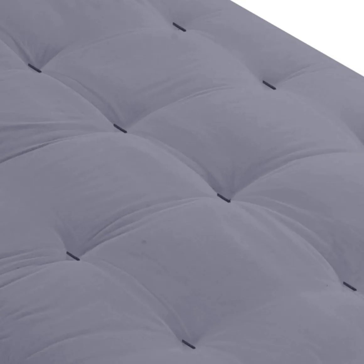 Ensemble matelas futon en coton et structure en bois massif naturel