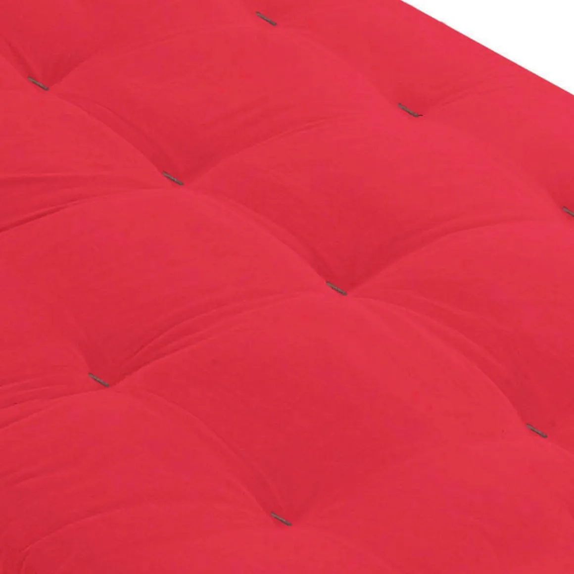 Ensemble matelas futon en coton et structure en bois massif naturel