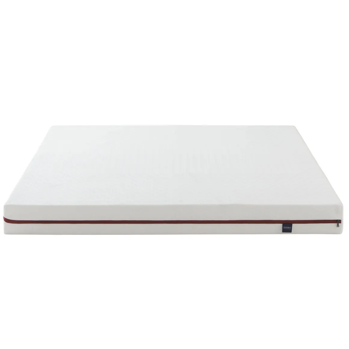 Ensemble matelas junior 100% latex, sommier, pieds, couette et oreiller Crépuscule 200 - SOMEO