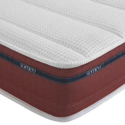 Ensemble matelas 100% latex, sommier, pieds, couette et oreiller Crépuscule 500 - SOMEO
