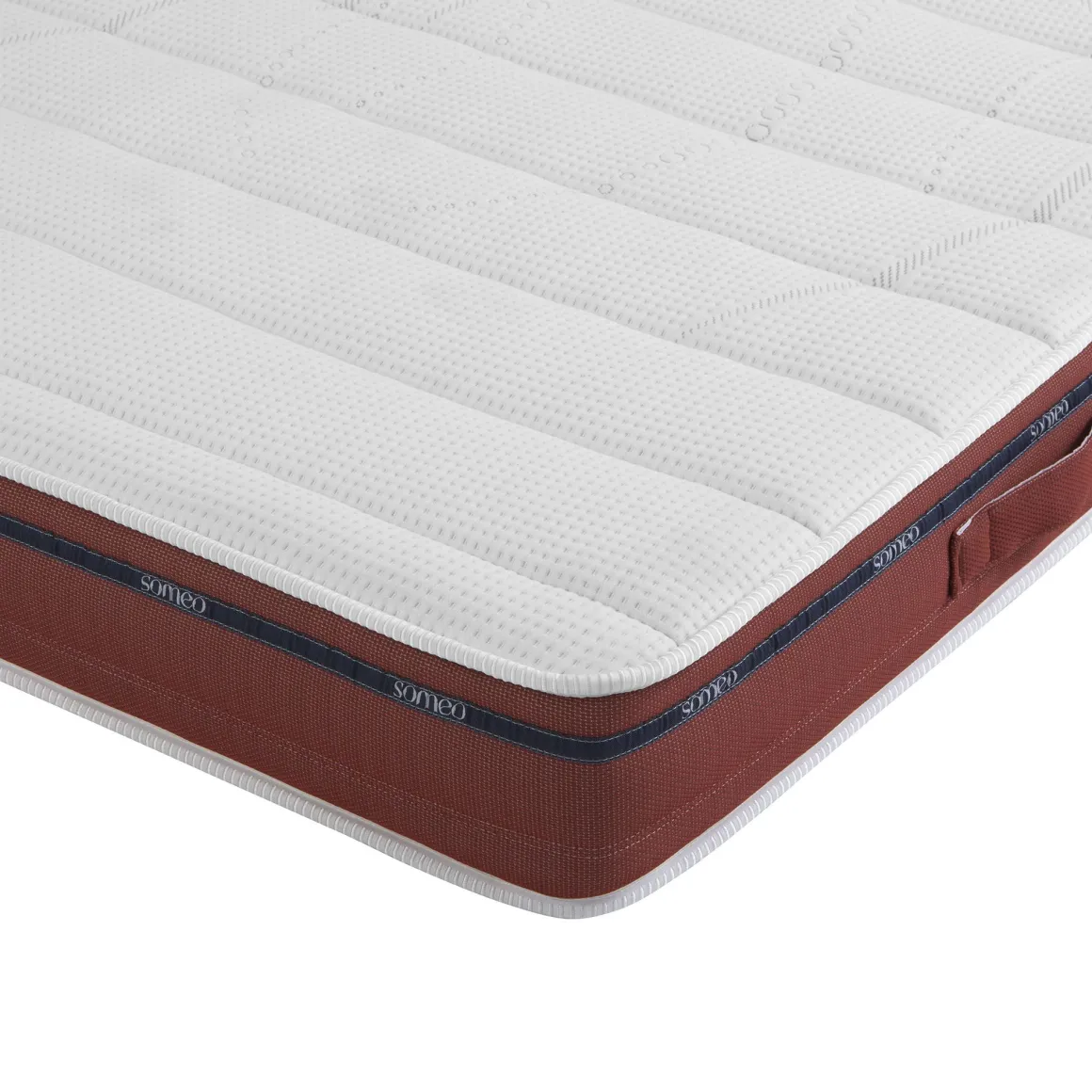 Ensemble matelas 100% latex, sommier Lune et pieds Crépuscule 500 - SOMEO