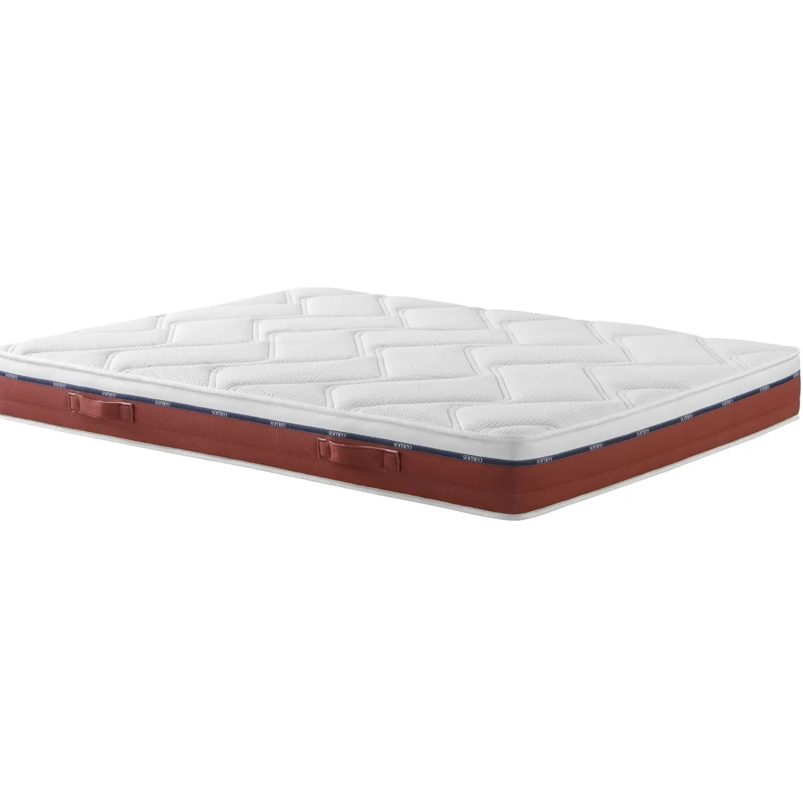 Ensemble matelas 100% latex, sommier, pieds, couette et oreiller Crépuscule 600 - SOMEO