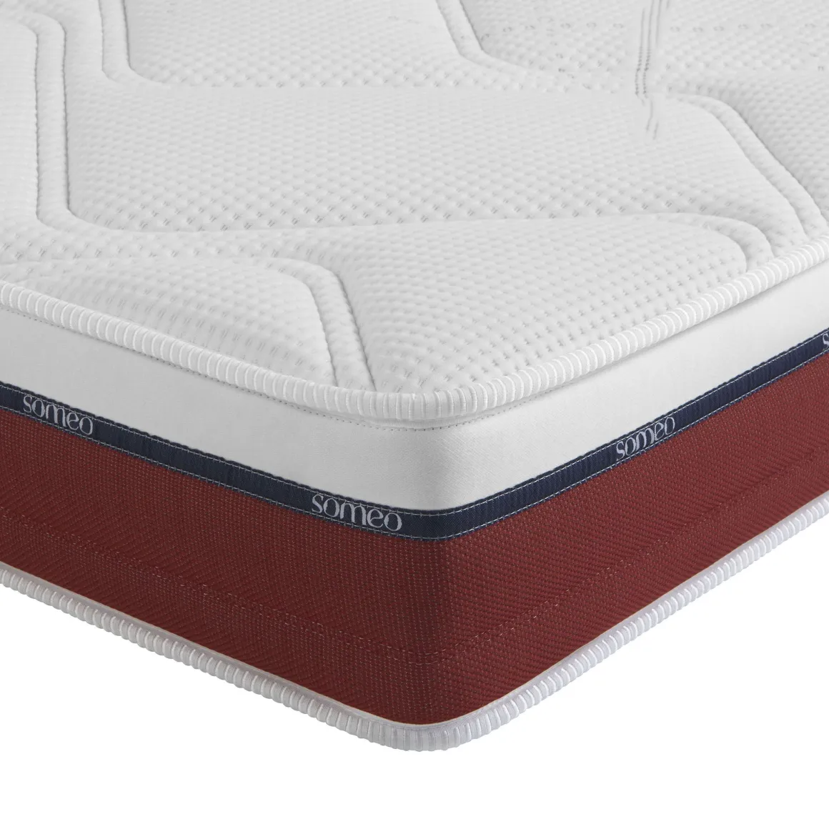 Ensemble matelas 100% latex, sommier, pieds et tête de lit Crépuscule 600 - SOMEO