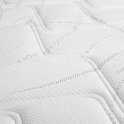Ensemble matelas mémoire de forme, sommier, pieds, tête de lit, couette et oreiller Songe 500 - SOMEO