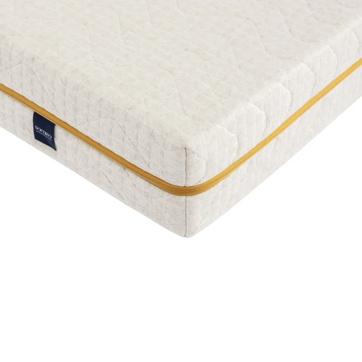 Ensemble matelas mousse recyclée, sommier et pieds Aube 400 - SOMEO