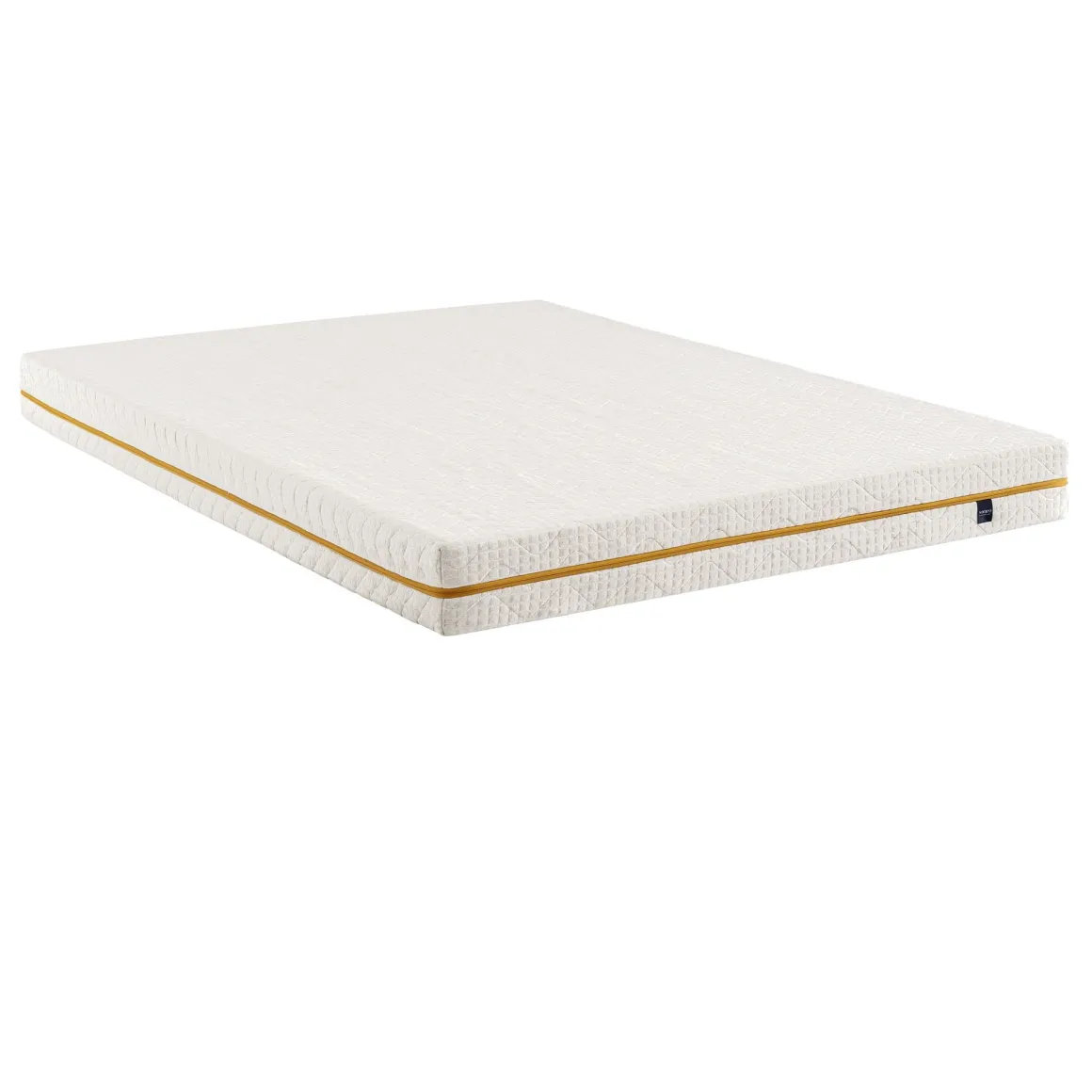 Ensemble matelas mousse recyclée, sommier, pieds, couette et oreiller Aube 400 - SOMEO