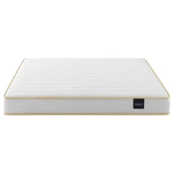 Ensemble matelas mousse, sommier, pieds, couette et oreiller Aurore 300 - SOMEO