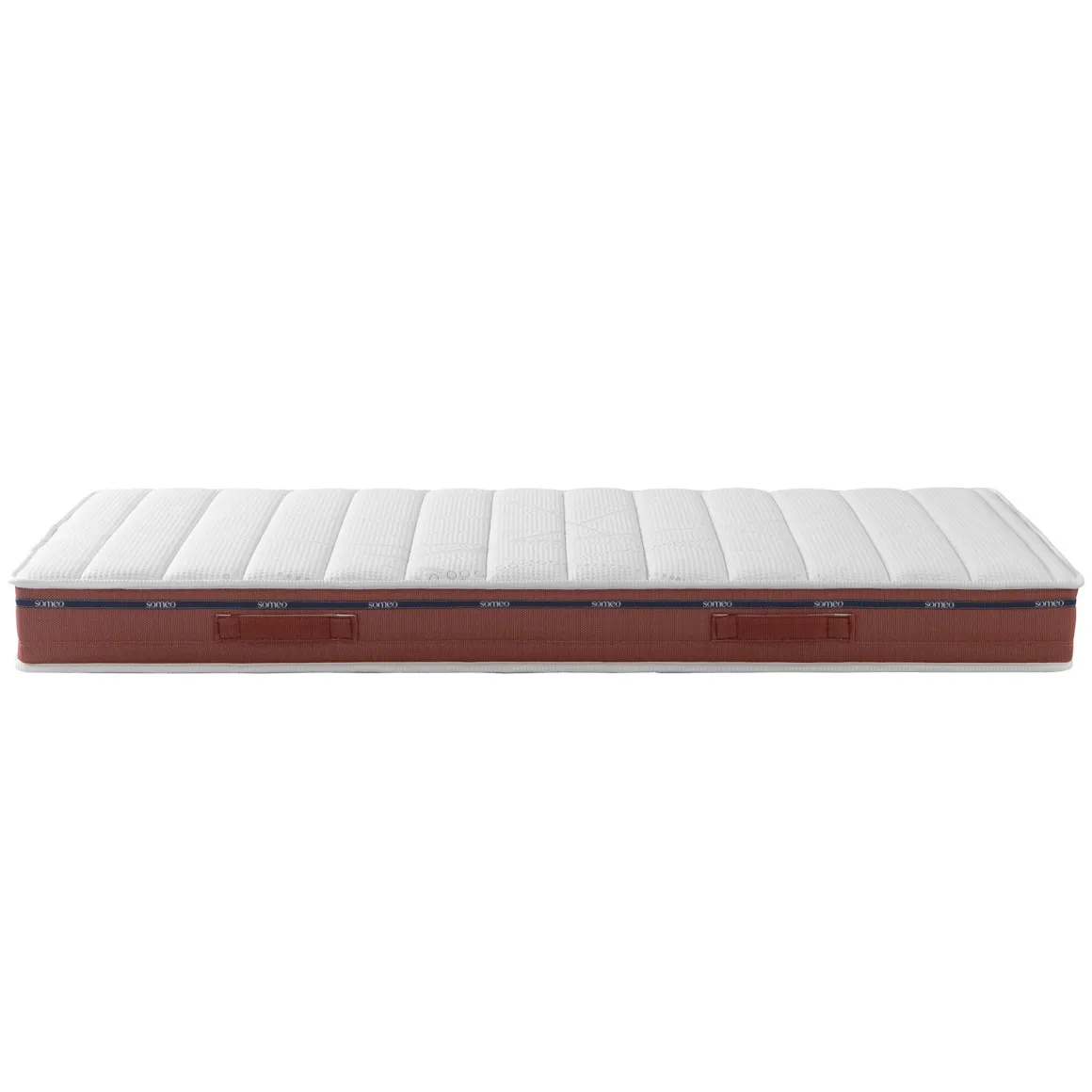 Ensemble matelas relaxation 100% latex, sommier TPR, pieds Crépuscule 500 - SOMEO