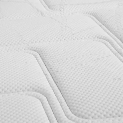 Ensemble matelas ressorts et mémoire de forme, sommier, pieds, couette et oreiller Rêve 500 - SOMEO