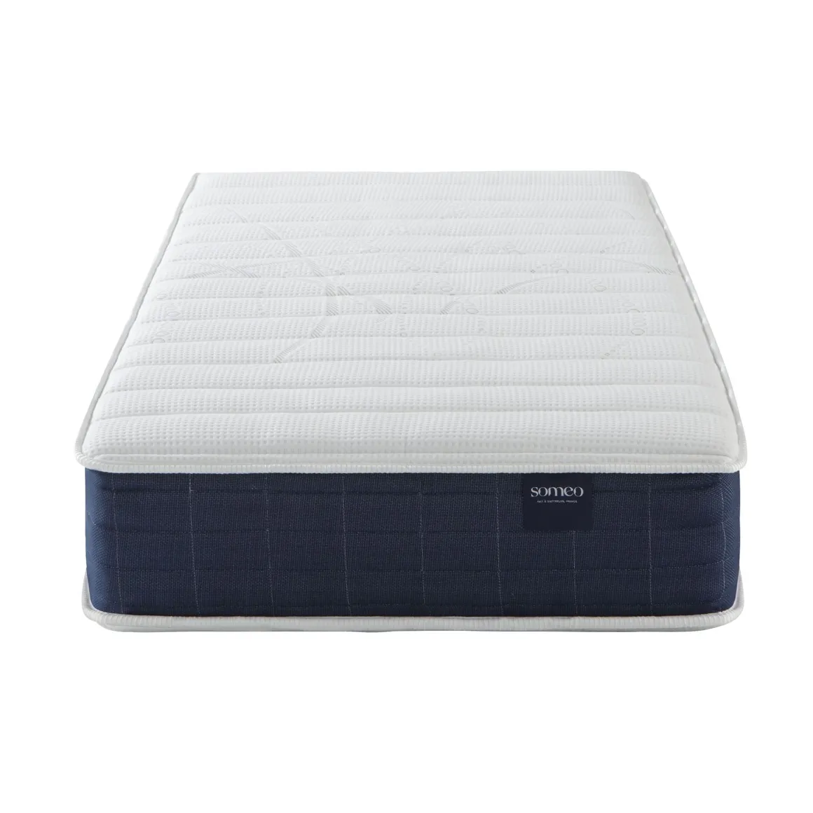 Ensemble matelas ressorts, sommier et pieds Rêve 400 - SOMEO