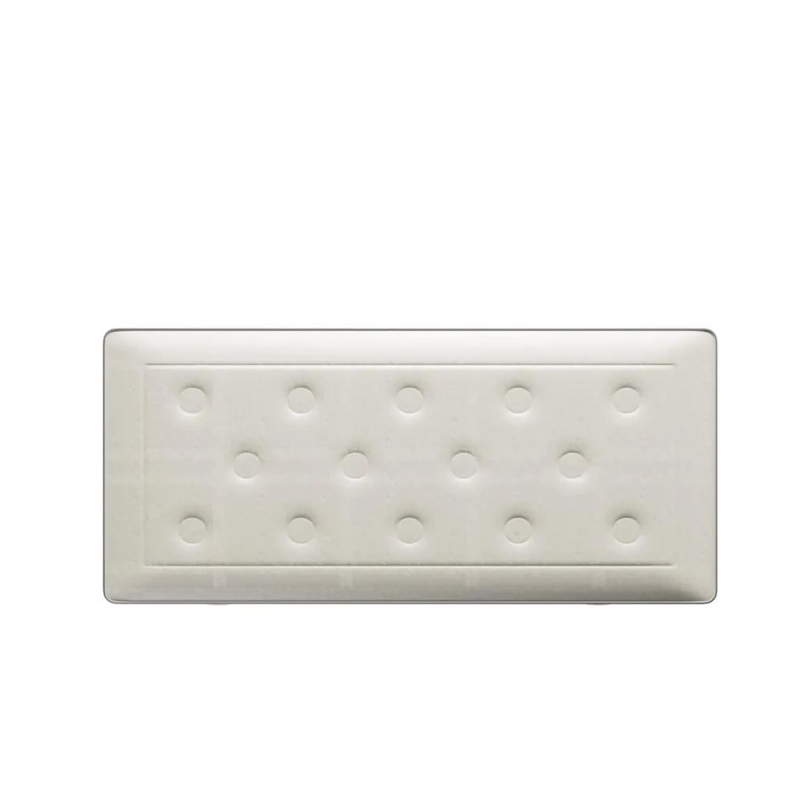 Ensemble matelas sommier pieds Simmons 651 ressorts ensachés + mousse mémoire de forme SW6