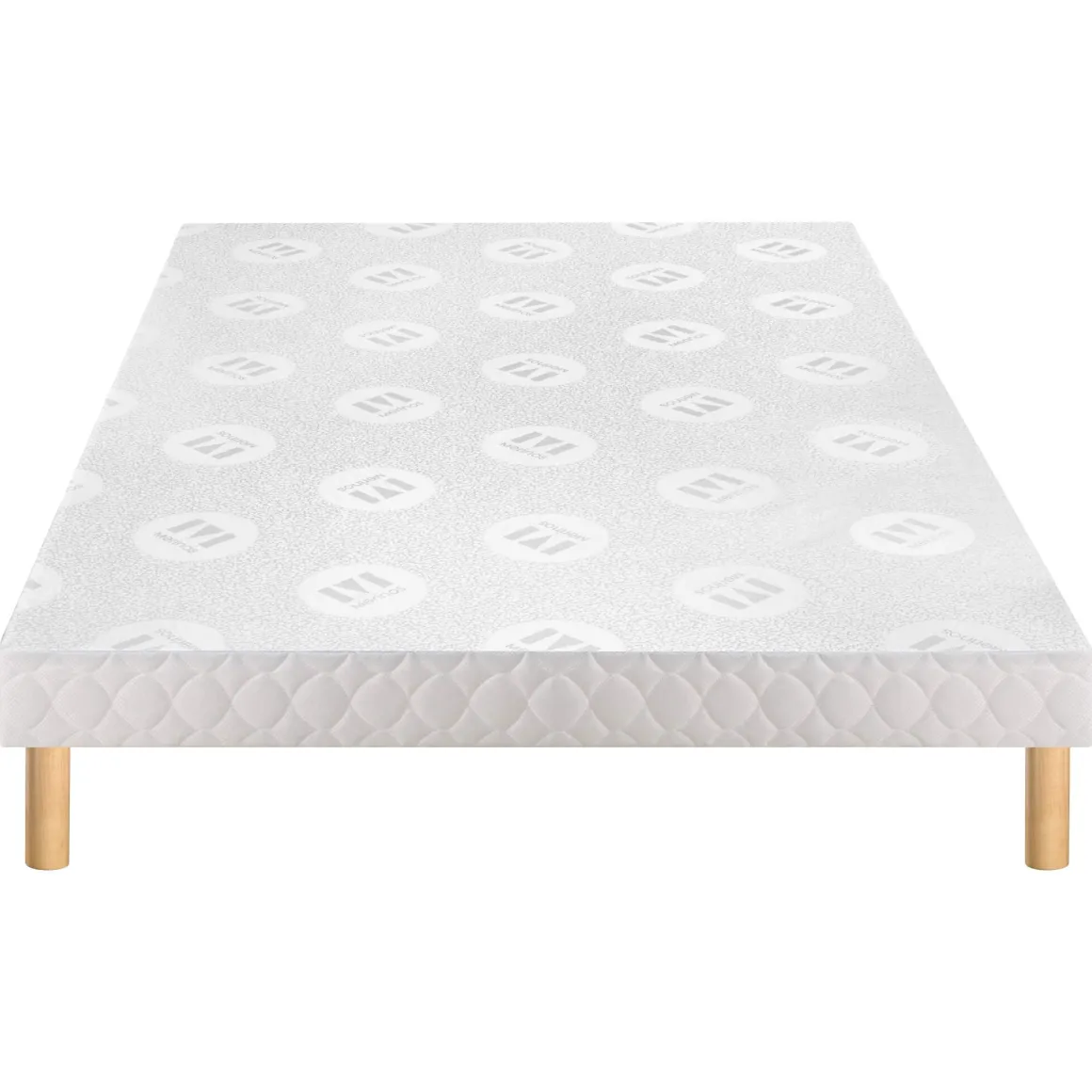 Ensemble sommier et matelas latex ferme Merinos Happy Lit