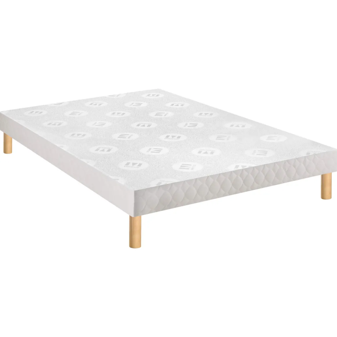 Ensemble sommier et matelas latex ferme Merinos Happy Lit