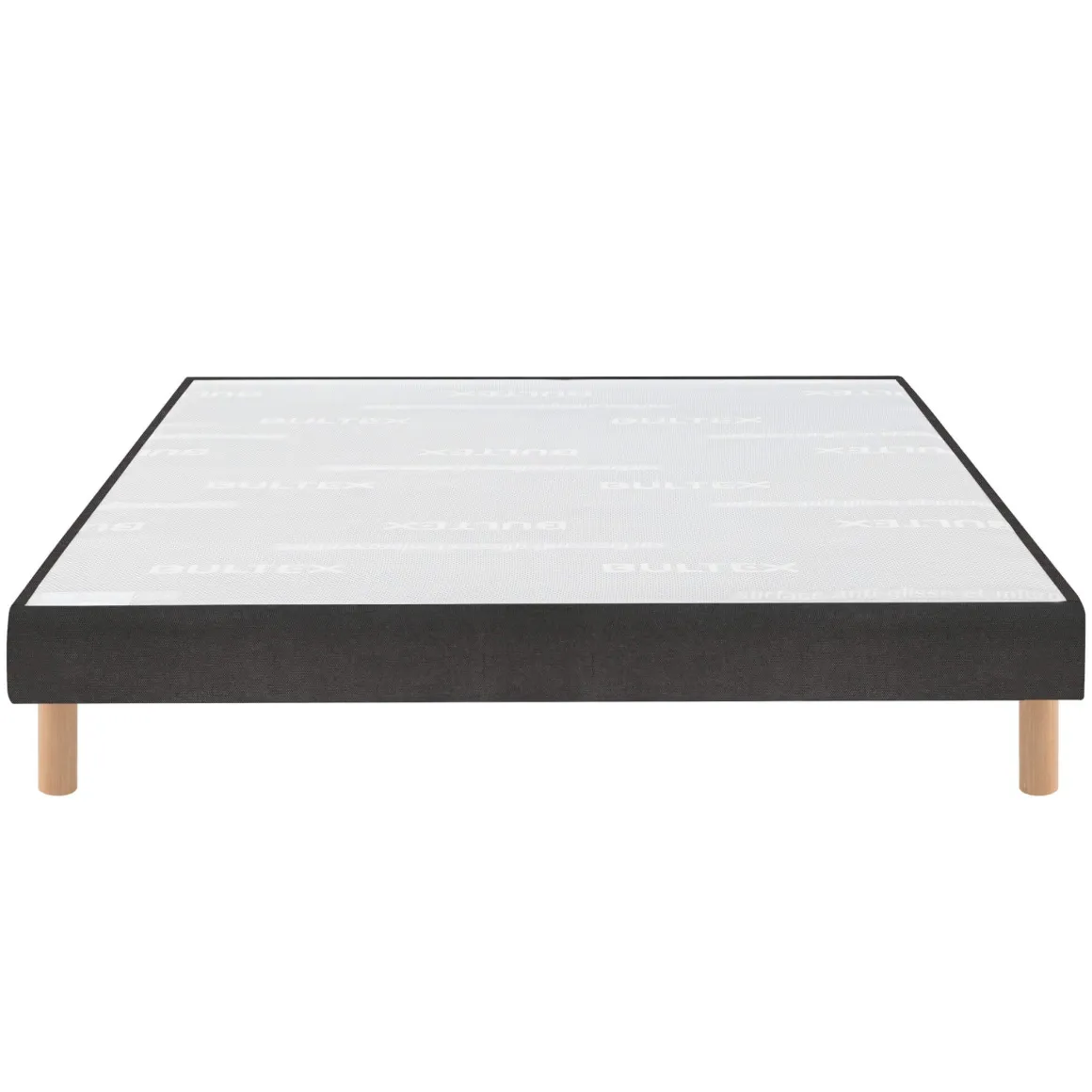 Ensemble sommier et matelas mousse ferme Bultex Essential Gris