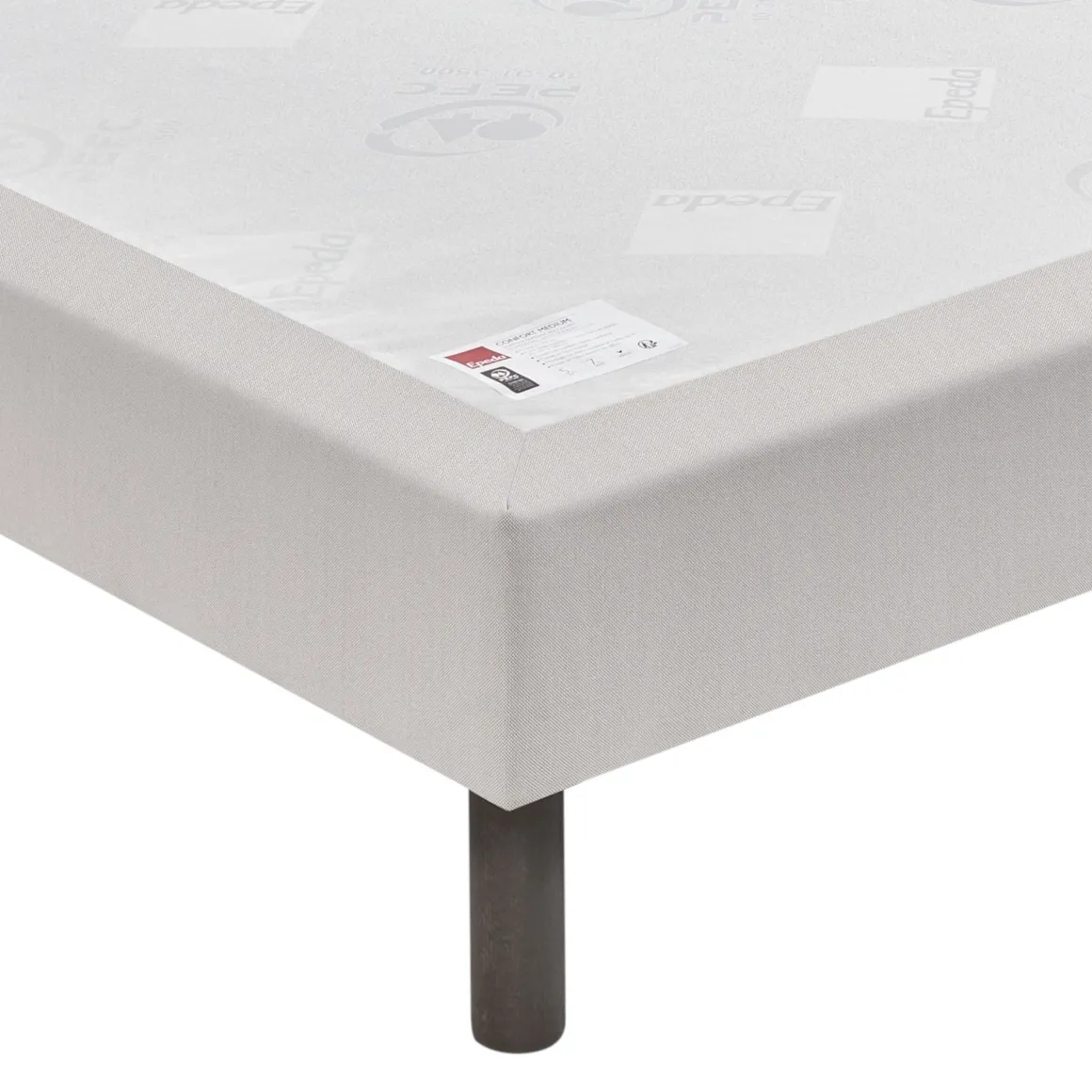 Ensemble sommier et matelas ressorts ensachés et mémoire de forme ferme Epeda Escapade