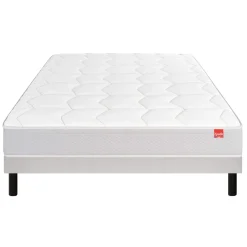 Ensemble sommier et matelas ressorts ensachés et mémoire de forme ferme Epeda Destination