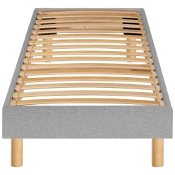 Ensemble sommier et matelas ressorts et mémoire de forme ferme Merinos Sweety
