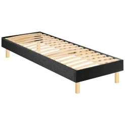Ensemble sommier et matelas ressorts ensachés ferme Merinos Enjoy Bleu