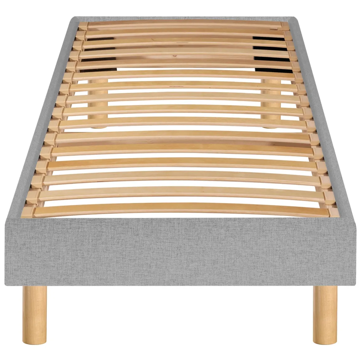 Ensemble sommier et matelas ressorts ensachés ferme Merinos Enjoy Bleu