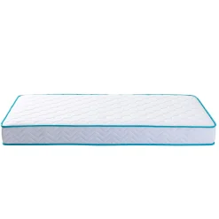 Ensemble sommier et matelas ressorts ensachés ferme Merinos Enjoy Bleu