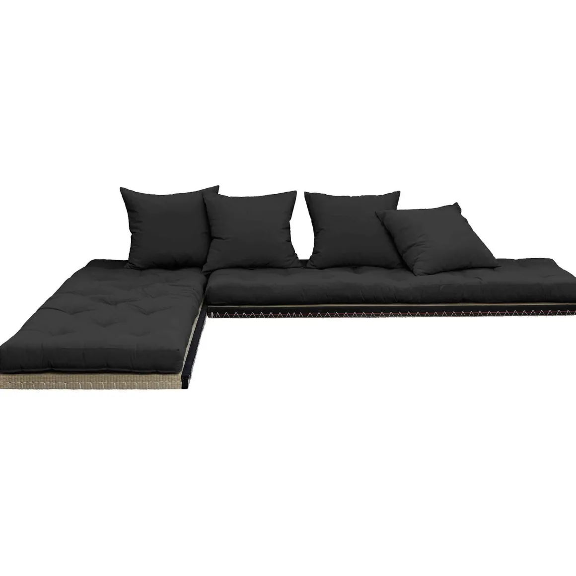 Futon canapé lit 3 places 2x70x200 CHICO