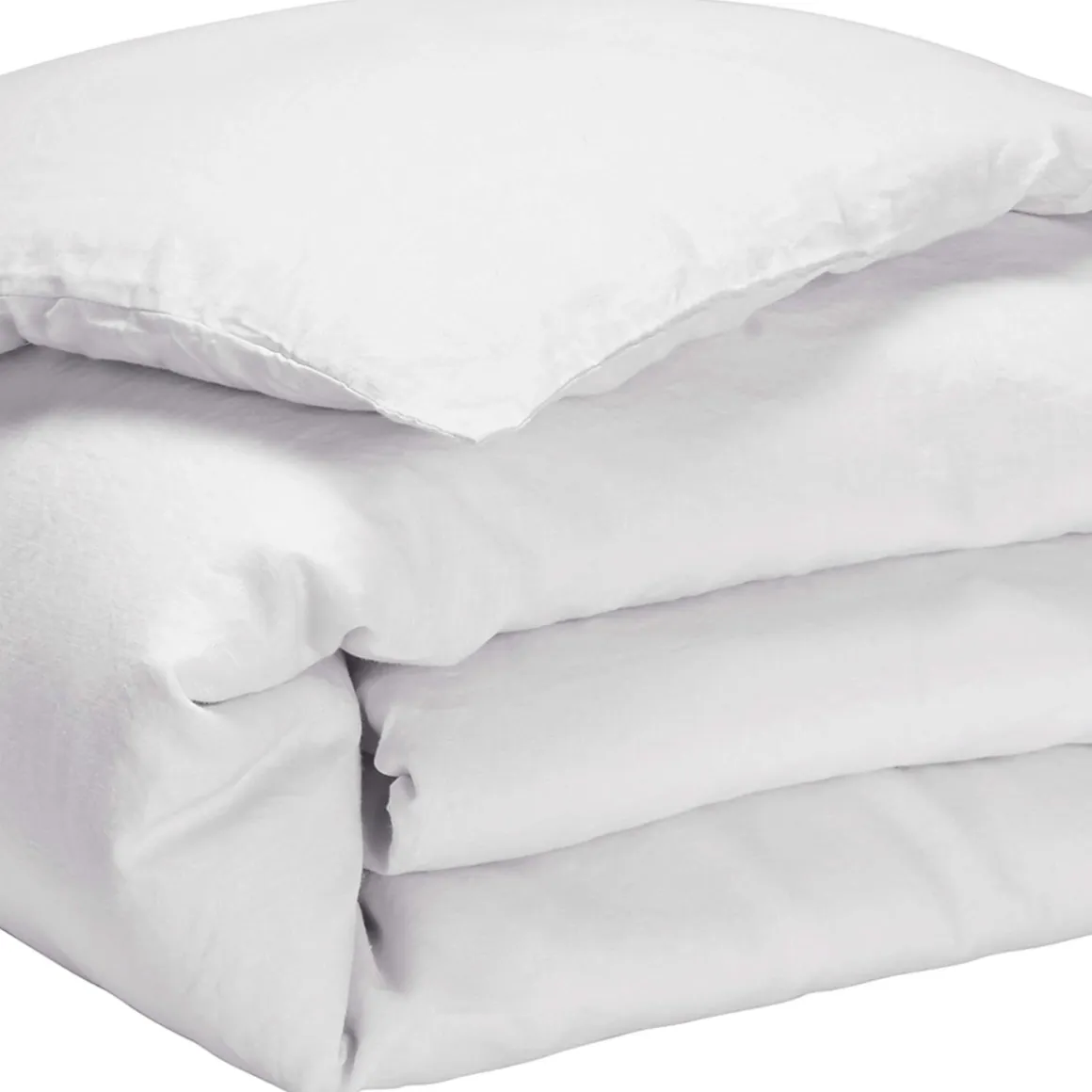 Housse de couette blanc 100% lin