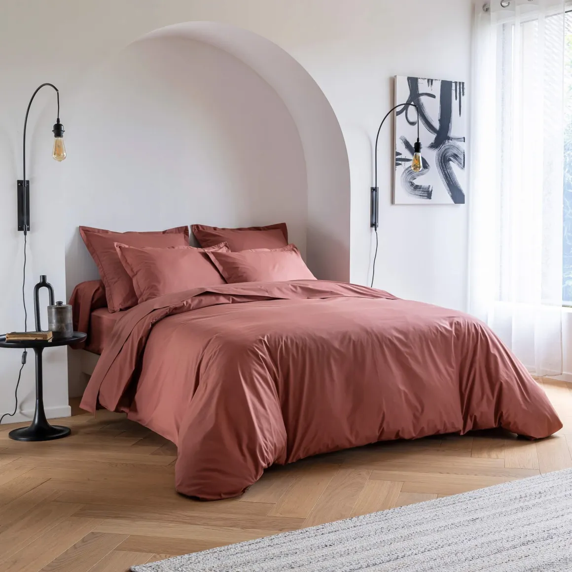 Housse de couette coton percale - SOMEO