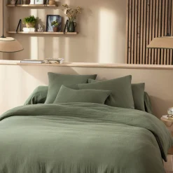 Housse de couette gaze de coton Terre de Nuit NOA