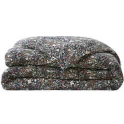 Housse de couette gaze de coton imprimé floral