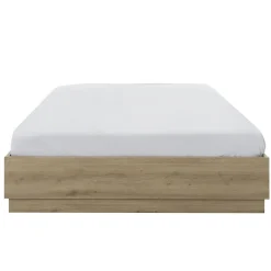 Lit coffre en bois décor chêne Terre de Nuit Teddy