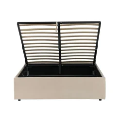 Lit coffre velours Terre de Nuit